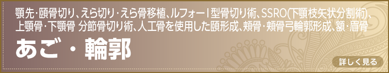 顎・輪郭の美容外科手術